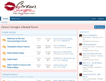 Tablet Screenshot of cancunswingers.com